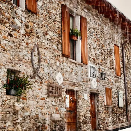 Apartament Alle Macine - Heritage In Molino Maufet Watermill - View Balcony Colico